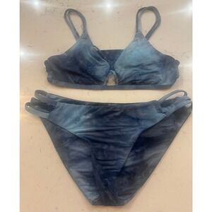 Isabella Rose Blue Tye‎ Dye Bikini